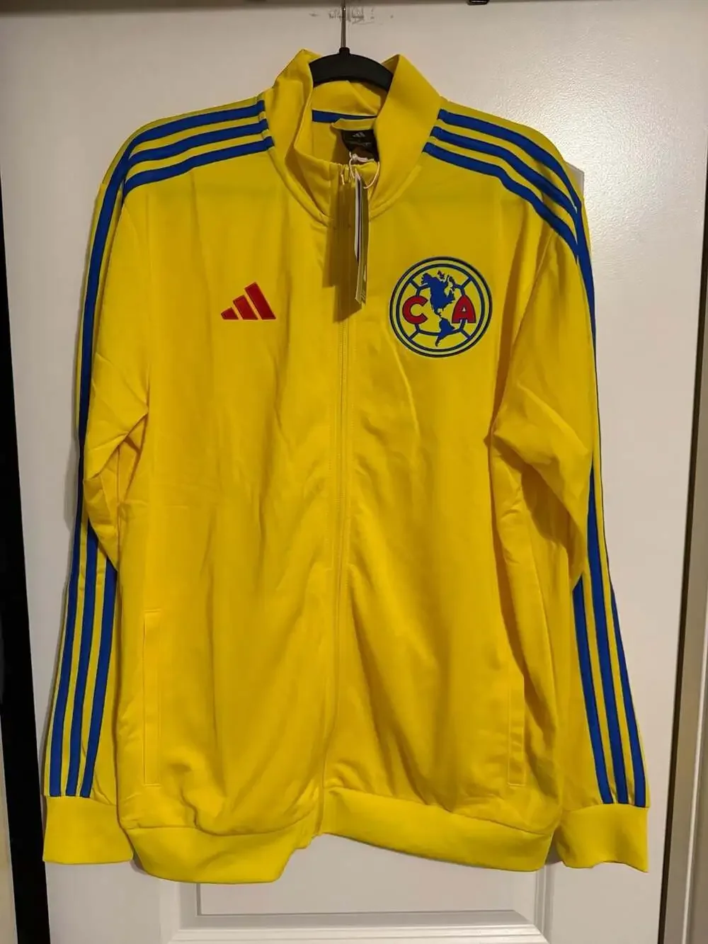 Adidas Club America DNA Track Top Yellow